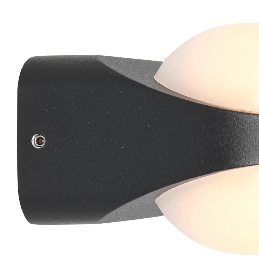 Straluma Aluminium buitenlamp zwart inclusief LED> Wandlampen|Buitenlampen