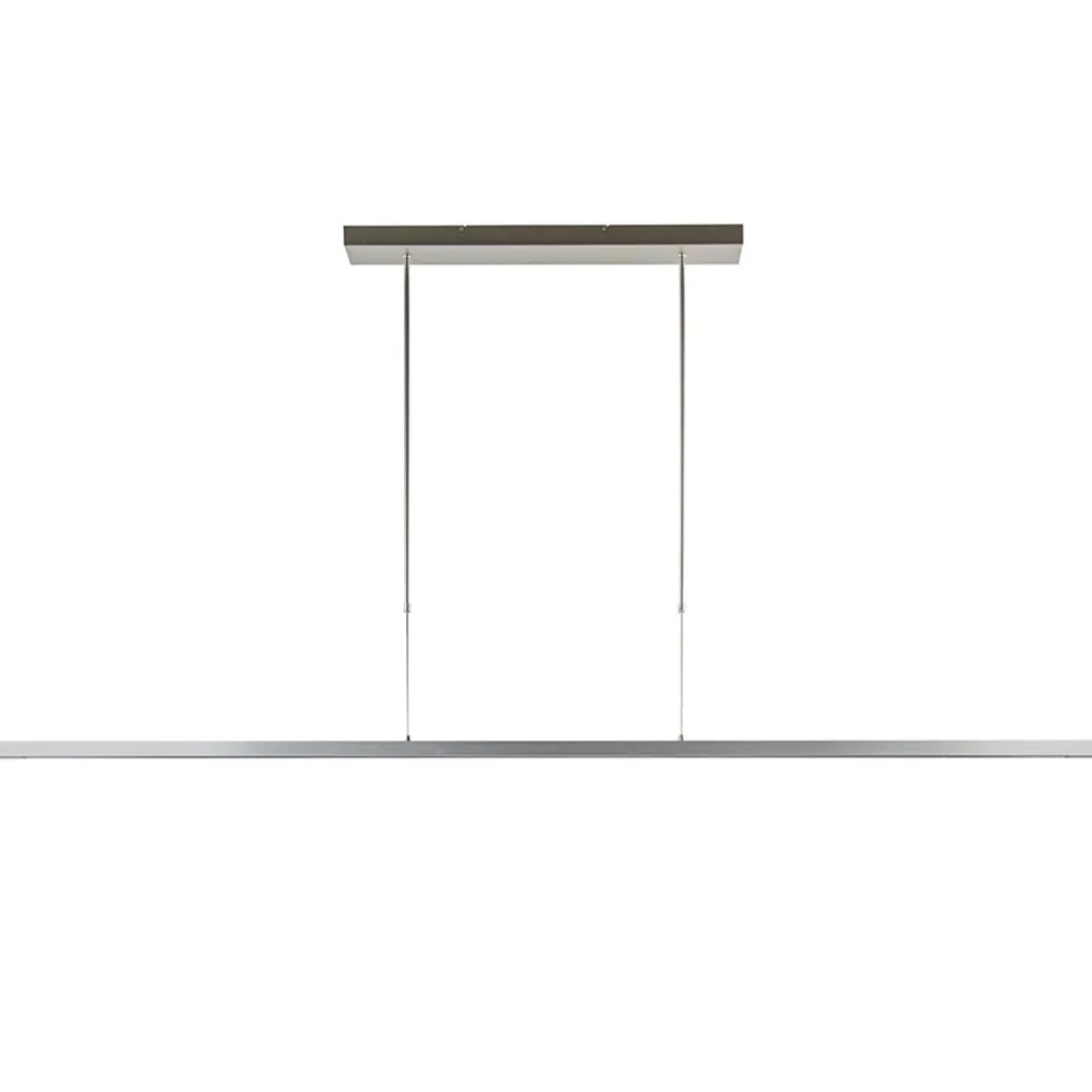 Straluma Aluminium LED hanglamp nikkel mat inclusief dimmer> Hanglampen|Eettafellampen