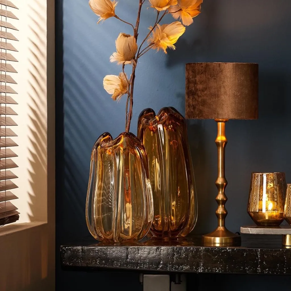 Straluma Antiek bronzen lampvoet Semut exclusief kap> Tafellampen|Lampenvoeten