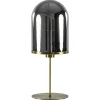 Straluma Antiek bronzen tafellamp Maverick met smoke glas groot> Tafellampen|Light and Living
