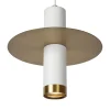 Straluma Badkamer hanglamp GU10 spot cilinder wit/brons> Badkamerverlichting|Hanglampen