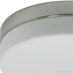 Straluma Badkamer plafonnière staal met wit glas></noscript> Plafonnières|Keukenverlichting