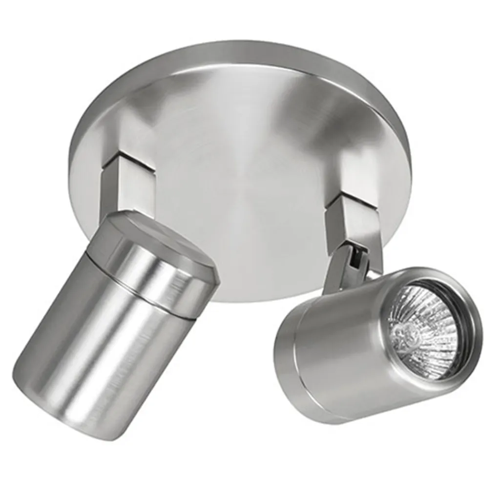 Straluma Badkamerlamp Rain 2 lichts nikkel IP44> Opbouwspots|Keukenverlichting