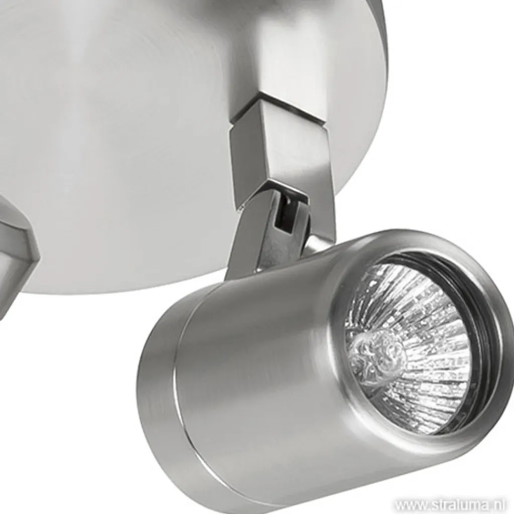 Straluma Badkamerlamp Rain 2 lichts nikkel IP44> Opbouwspots|Keukenverlichting