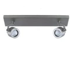 Straluma Balkspot 2-lichts nikkel mat gu10> Opbouwspots|Woonkamerlampen