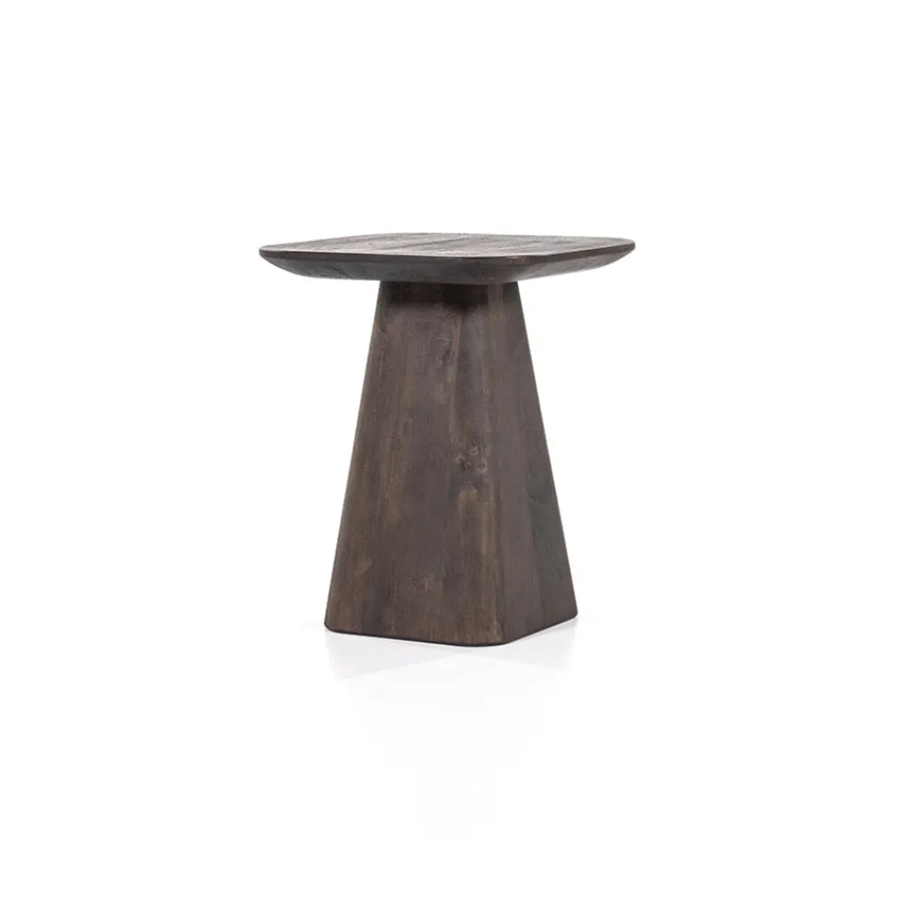 Straluma Bijzettafel Aron bruin 40x40 cm> Bijzettafels