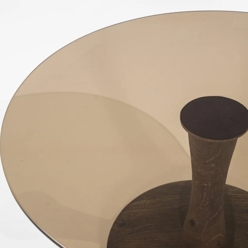 Straluma Bijzettafel Boogie bruin Ø60 cm> Bijzettafels