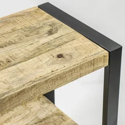 Straluma Bijzettafel 2-laags mango hout naturel></noscript> Bijzettafels