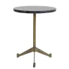 Straluma Bijzettafel Lomelo zwart marmer met antiek brons> Light and Living|Bijzettafels