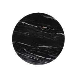 Straluma Bijzettafel Lomelo zwart marmer met antiek brons> Light and Living|Bijzettafels