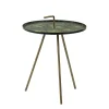 Straluma Bijzettafel Saphire groen met brons 39 cm> Bijzettafels