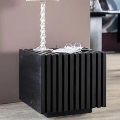 Straluma Bijzettafel Tom zwart hout></noscript> Bijzettafels|Salontafels