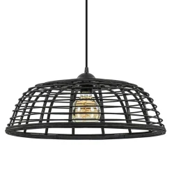 Straluma Botanisch landelijke hanglamp zwart> Eetkamerverlichting|Hanglampen