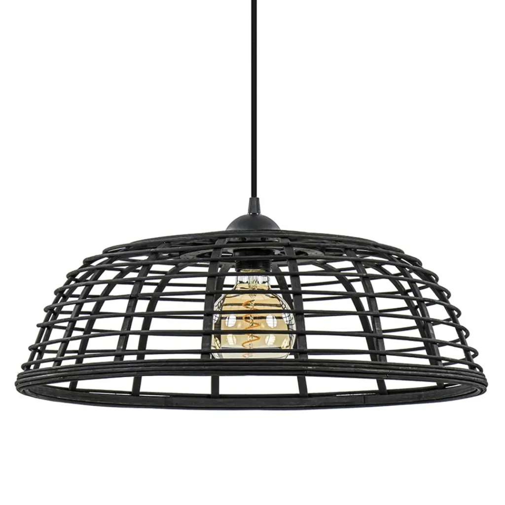 Straluma Botanisch landelijke hanglamp zwart> Eetkamerverlichting|Hanglampen