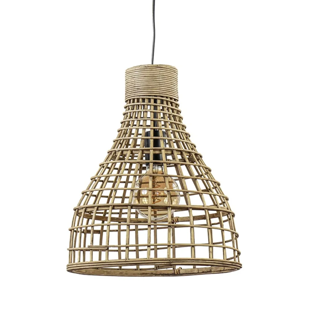 Straluma Botanische hanglamp Puerto rotan naturel> Light and Living|Keukenverlichting