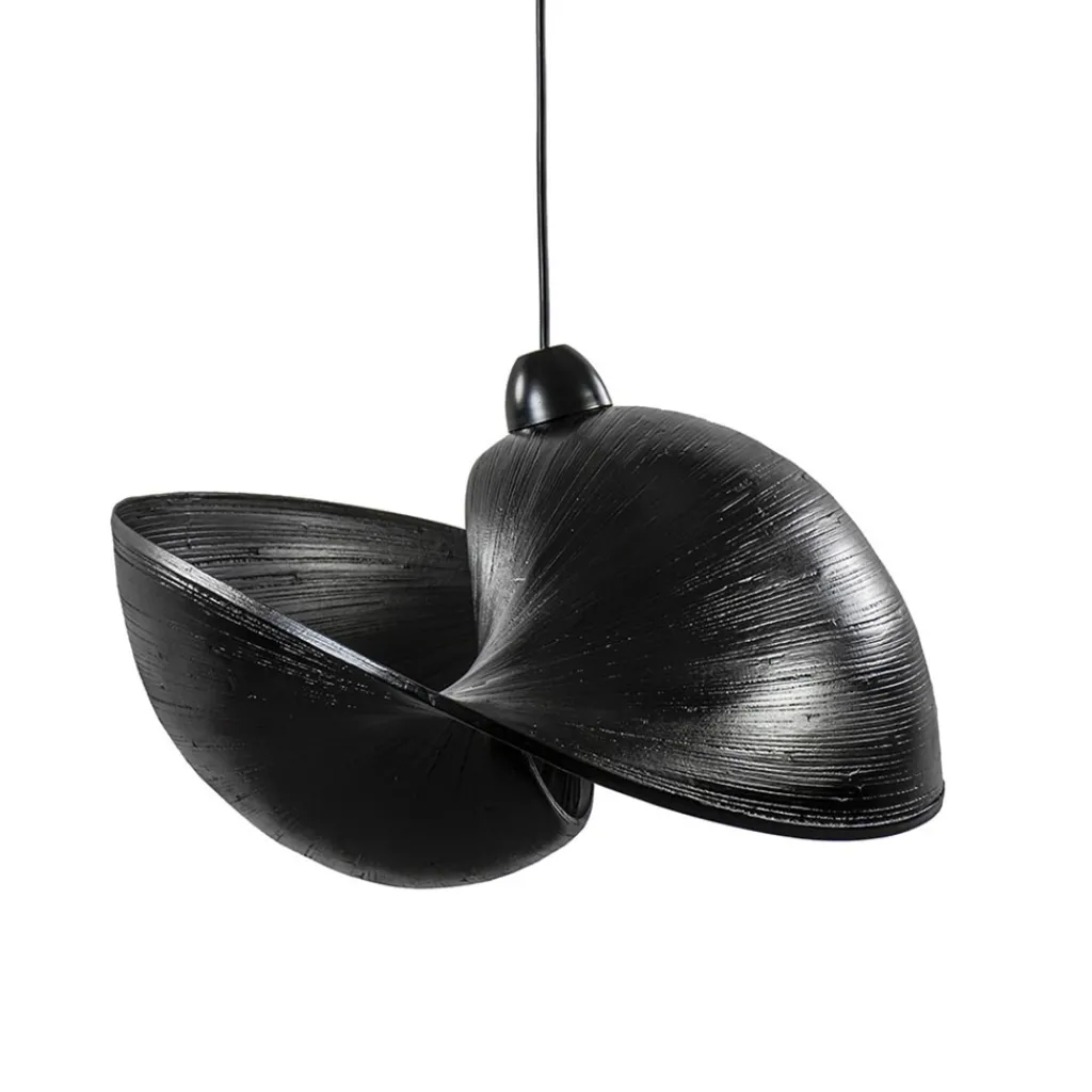 Straluma Botanische hanglamp zwart 50 cm> Eettafellampen|Eetkamerverlichting