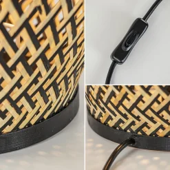 Straluma Botanische tafellamp bamboe met zwart></noscript> Botanische Verlichting|Woonkamerlampen