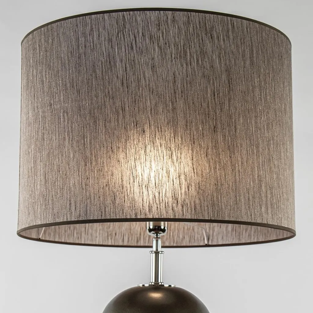 Straluma Brons/bruine vloerlamp inclusief ronde kap 50 cm> Vloerlampen|Schemerlampen