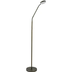Straluma Bronzen leeslamp op accu inclusief dimbaar LED> Vloerlampen|Leeslampen