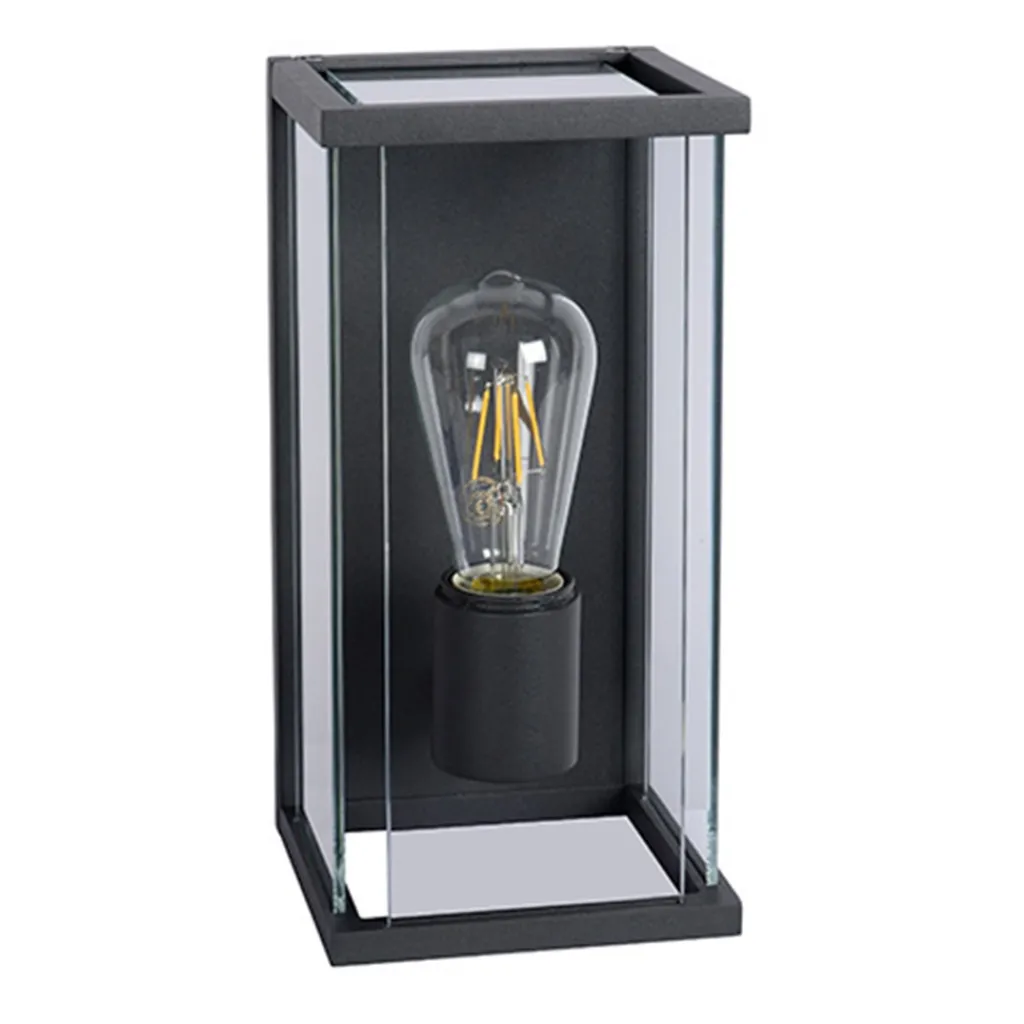Straluma Buitenlamp antraciet/glas met bewegingssensor IP54> Buitenlampen|Halverlichting
