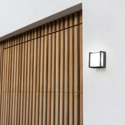 Straluma Buitenlamp LED wand vierkant donker grijs IP54><noscript><img width=