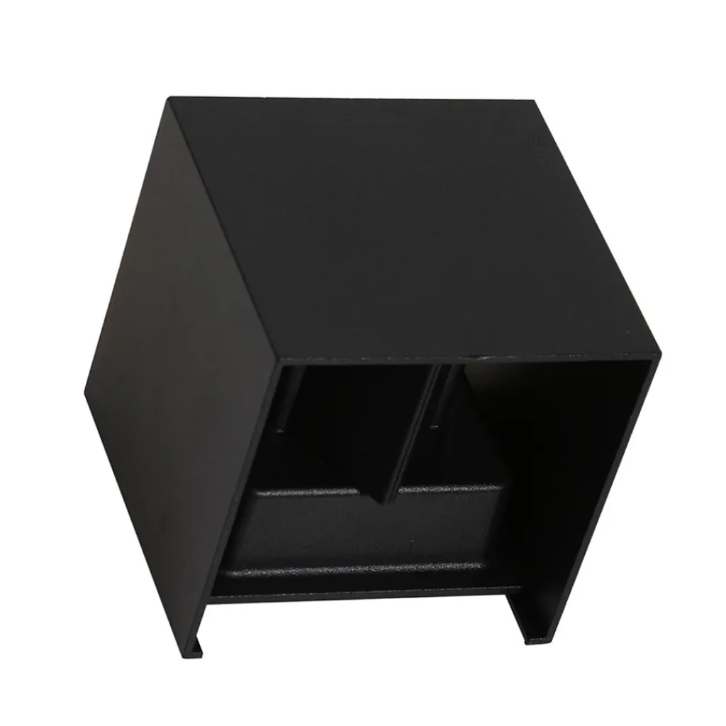 Straluma Buitenlamp Logan zwart + sch.sensor IP54> Wandlampen|Buitenlampen