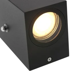 Straluma Buitenlamp Logan zwart+schemersensor IP44><noscript><img width=