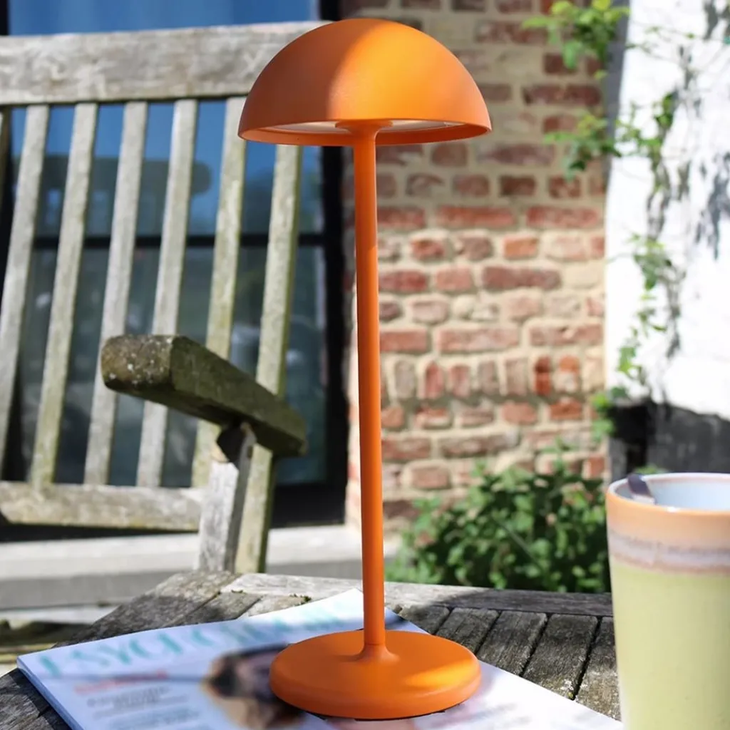 Straluma Buitenlamp op batterij oranje dimbaar IP54> Tafellampen|Buitenlampen
