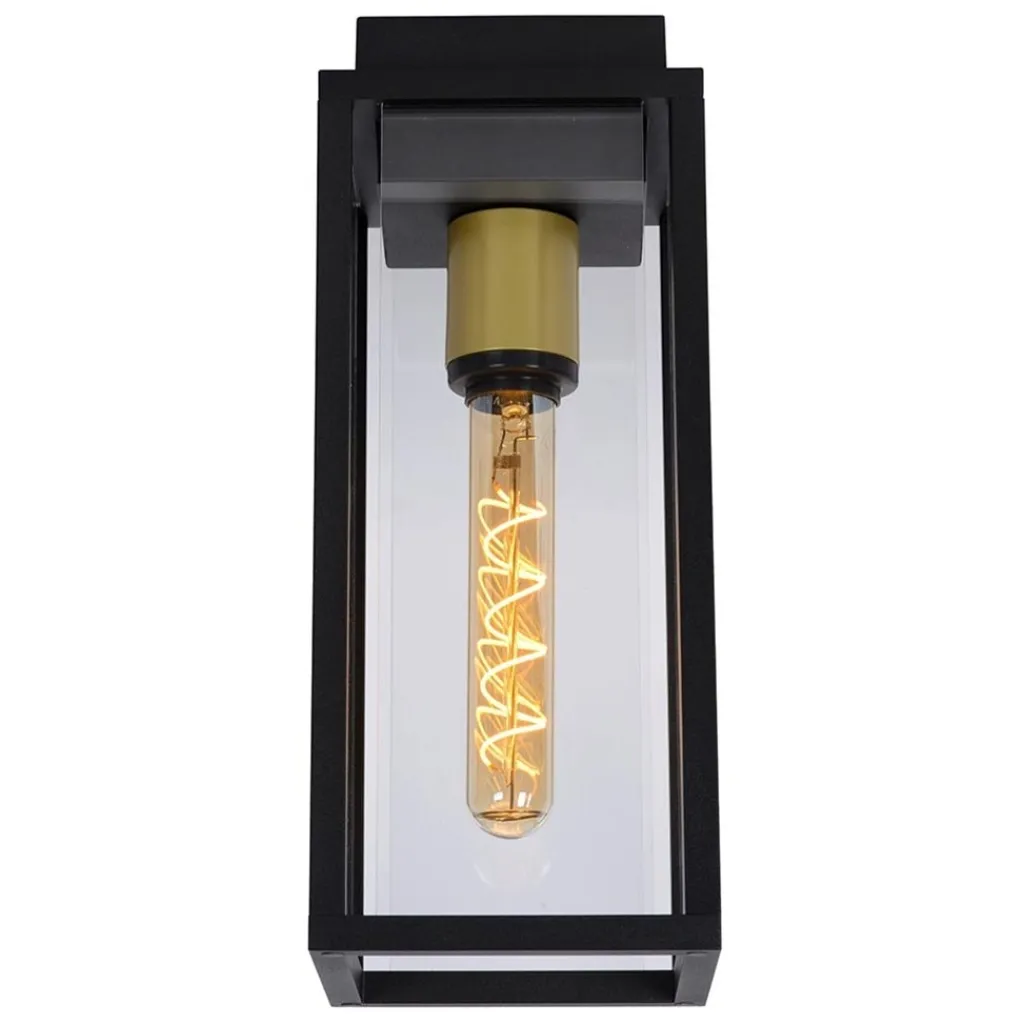 Straluma Buitenlamp plafond zwart met goud IP54> Buitenlampen