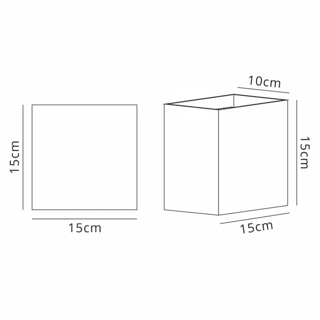 Straluma Buitenlamp rechthoekig wit IP65> Wandlampen|Buitenlampen
