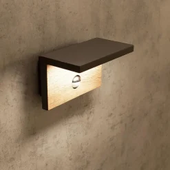 Straluma Buitenlamp Ruka antra/hout sensor IP54><noscript><img width=