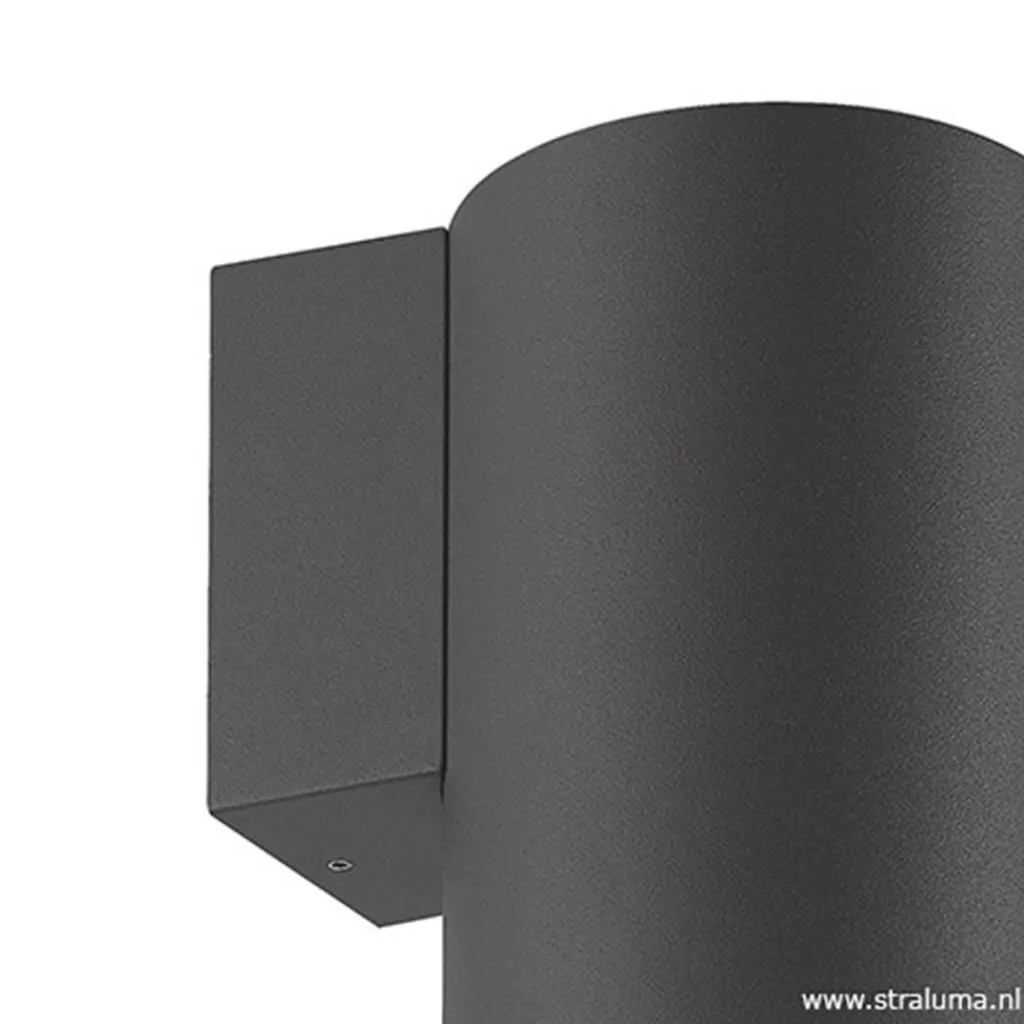 Straluma Buitenlamp Volcano wand grafiet IP65> Wandlampen|Buitenlampen