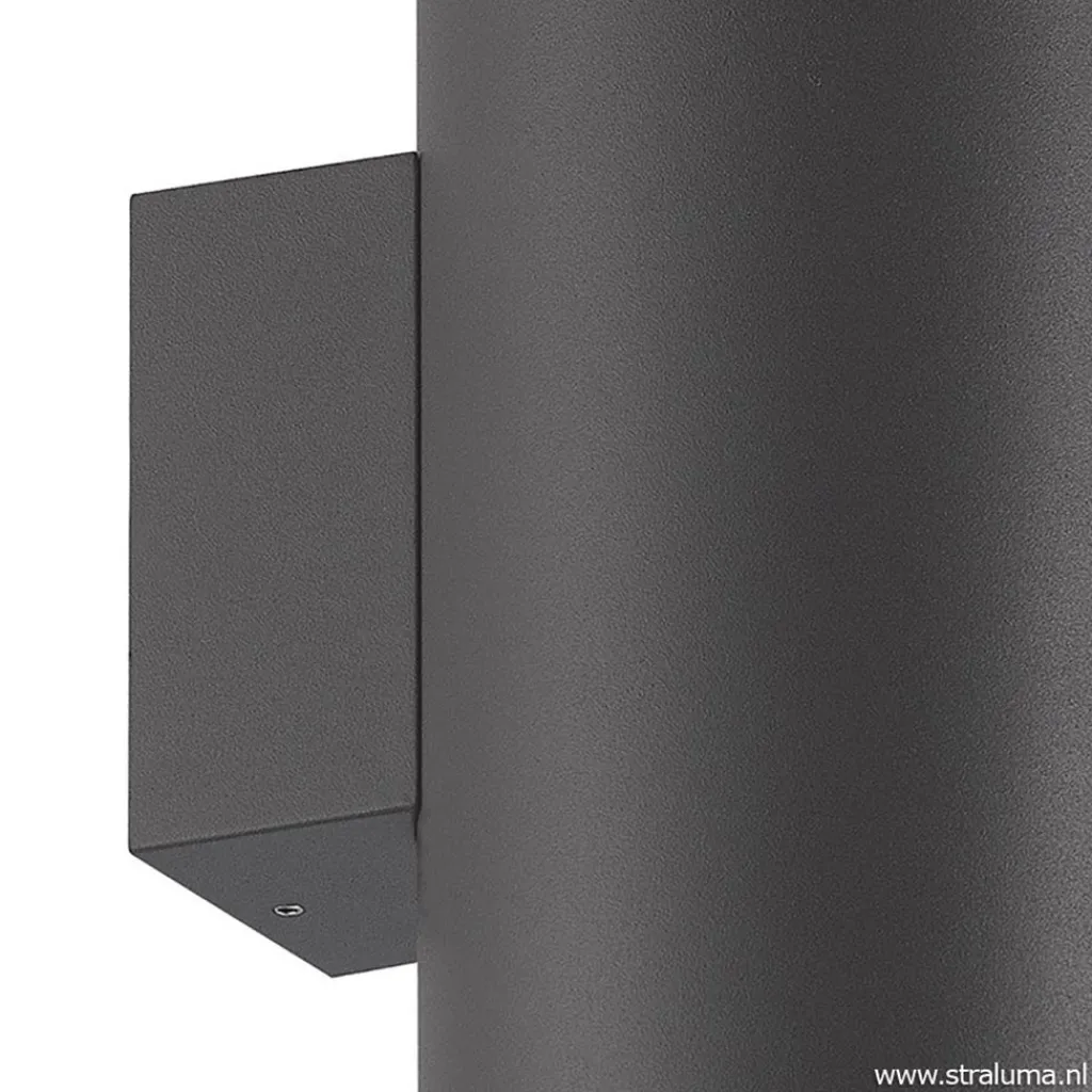 Straluma Buitenlamp Vulcano wand grafiet IP65> Wandlampen|Buitenlampen