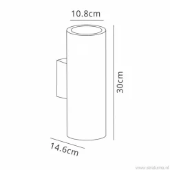 Straluma Buitenlamp Vulcano wand grafiet IP65><noscript><img width=