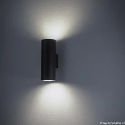 Straluma Buitenlamp Vulcano wand grafiet IP65><noscript><img width=