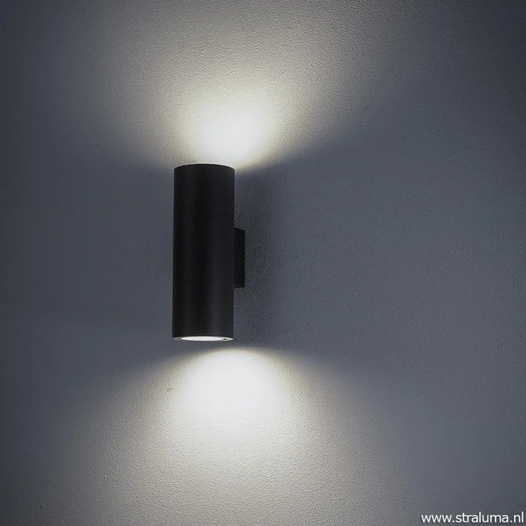 Straluma Buitenlamp Vulcano wand grafiet IP65> Wandlampen|Buitenlampen