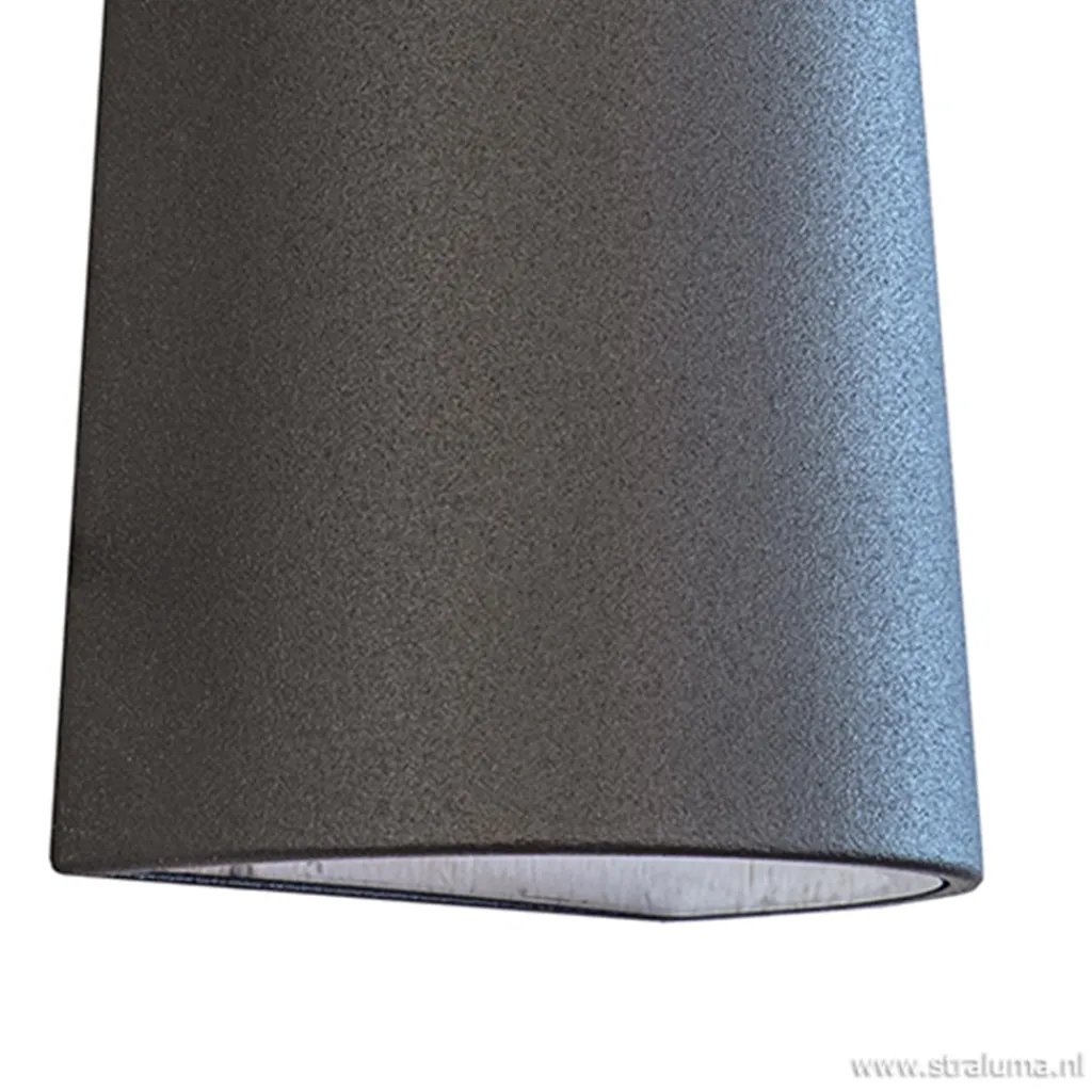 Straluma Buitenlamp wand antraciet up+down IP54> Wandlampen|Buitenlampen