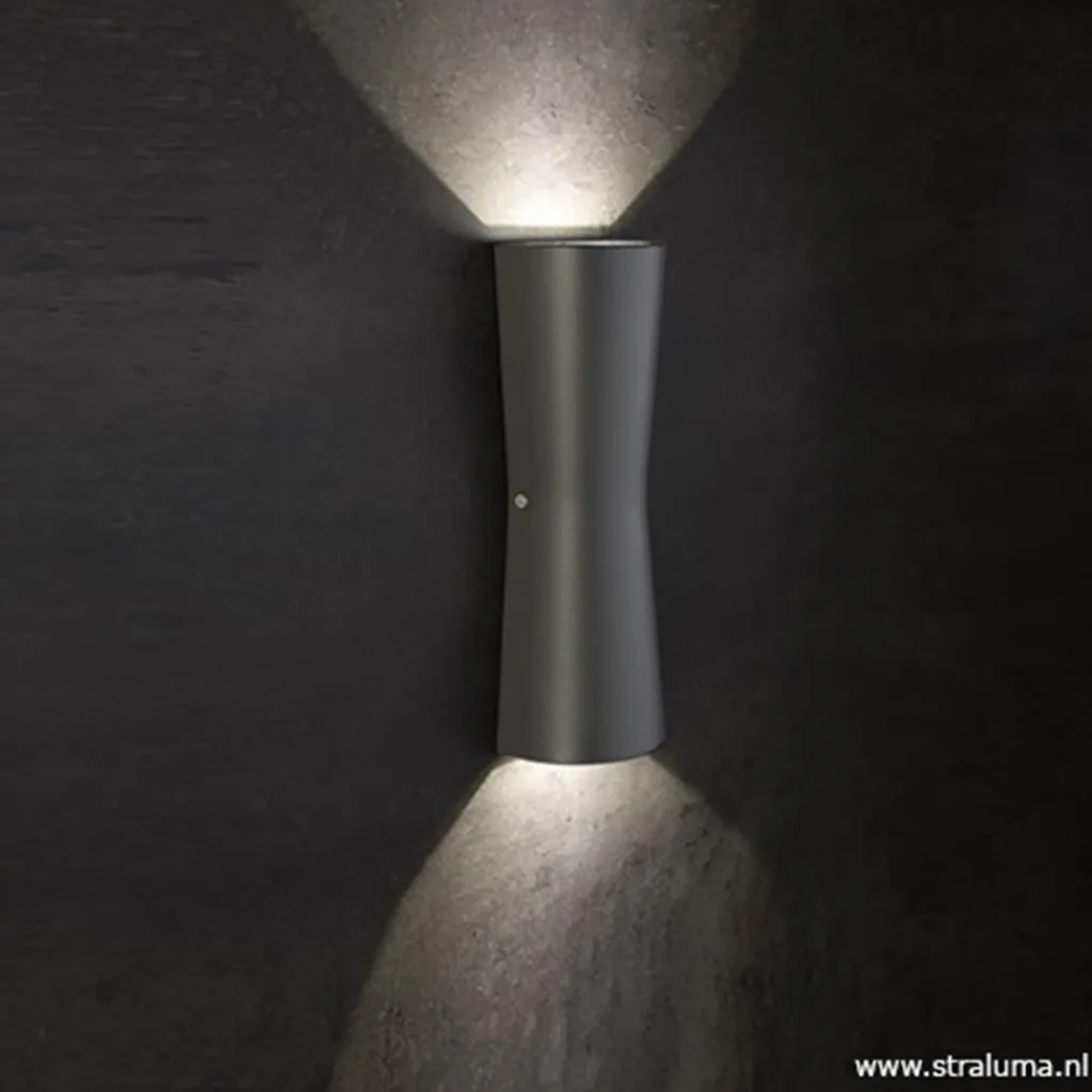 Straluma Buitenlamp wand antraciet up+down IP54> Wandlampen|Buitenlampen