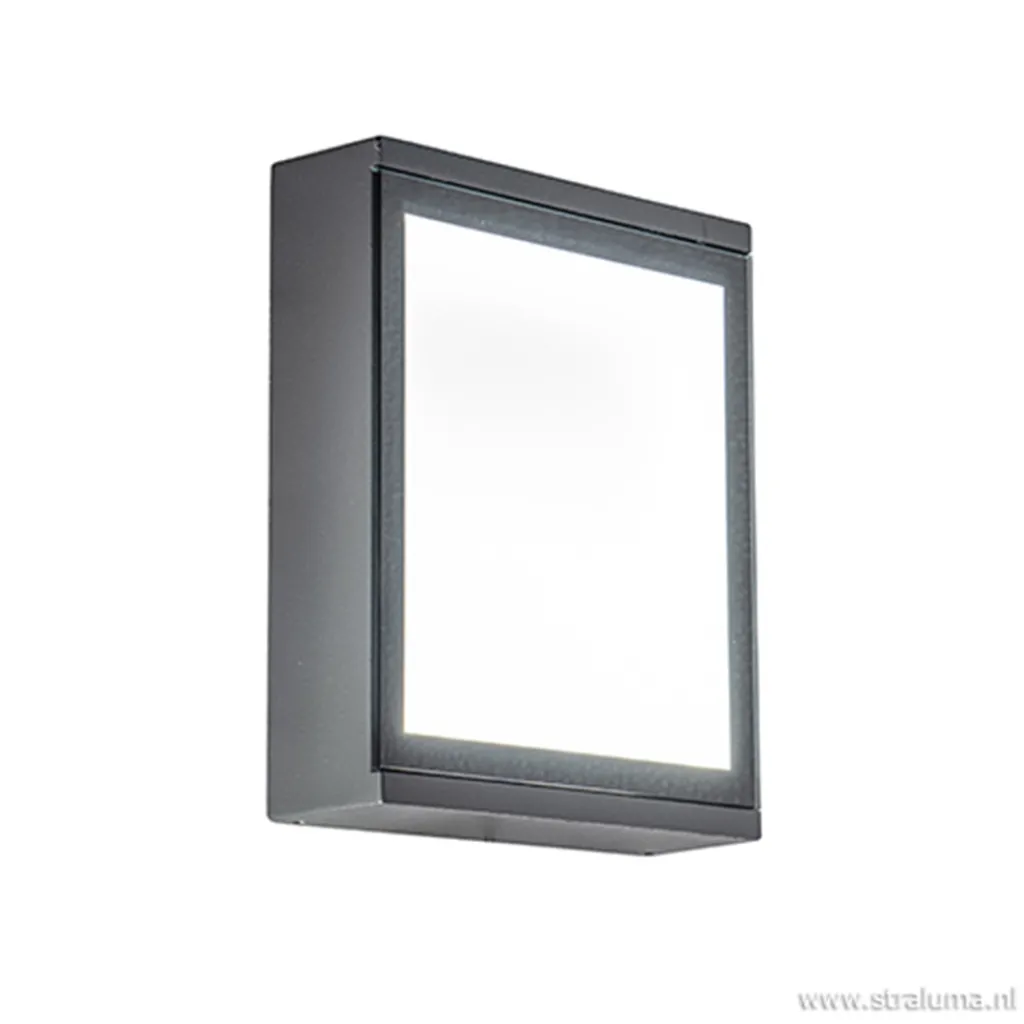 Straluma Buitenlamp wand rechthoek antraciet IP54> Wandlampen|Buitenlampen