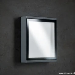 Straluma Buitenlamp wand rechthoek antraciet IP54><noscript><img width=