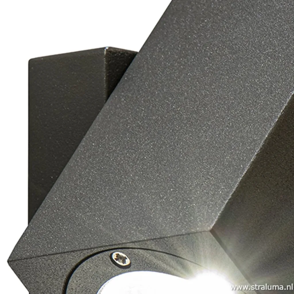 Straluma Buitenlamp wand verstelb.antraciet IP54> Wandlampen|Buitenlampen