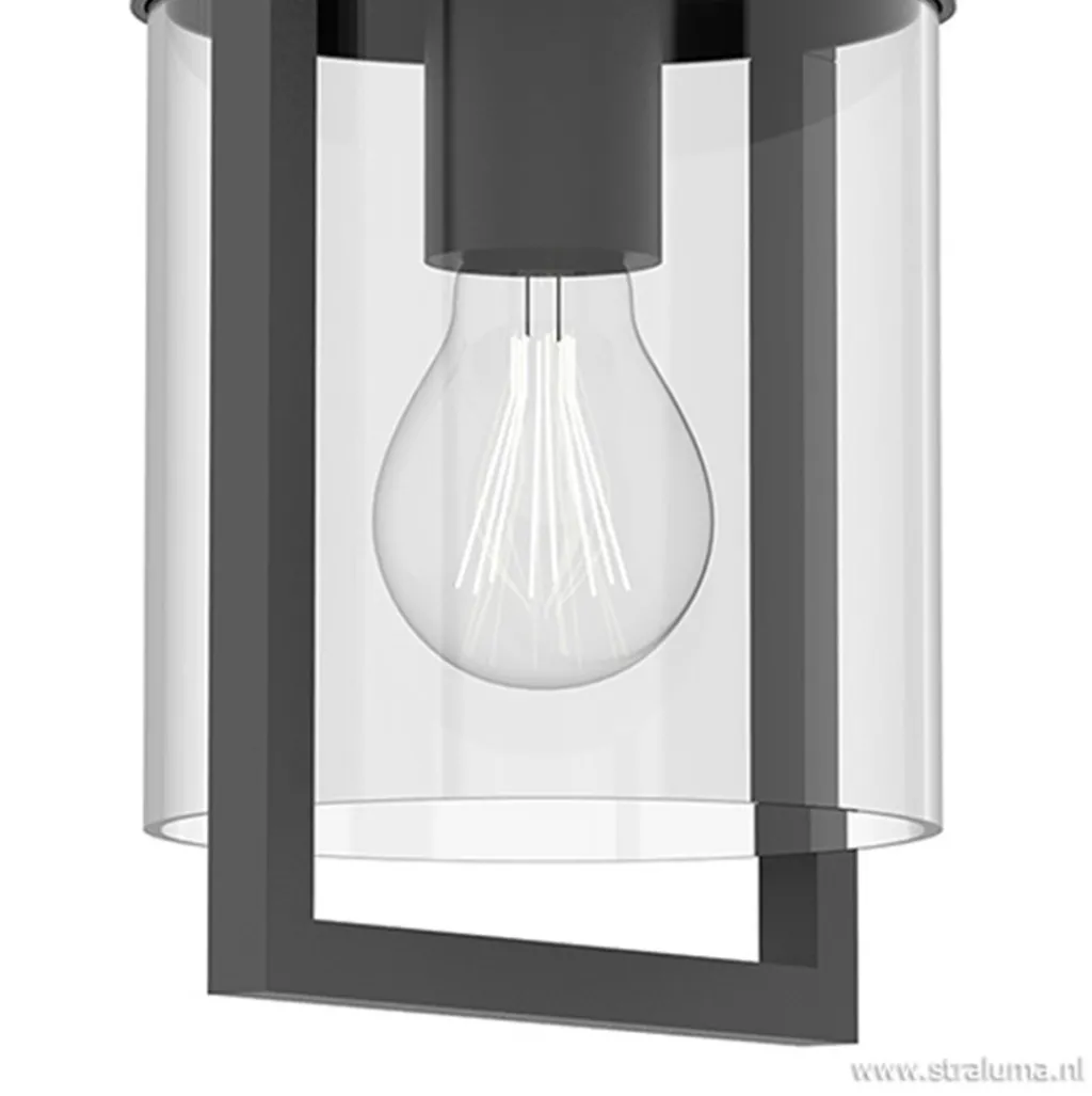 Straluma Buitenlantaarn-wandlamp antraciet IP54> Wandlampen|Buitenlampen
