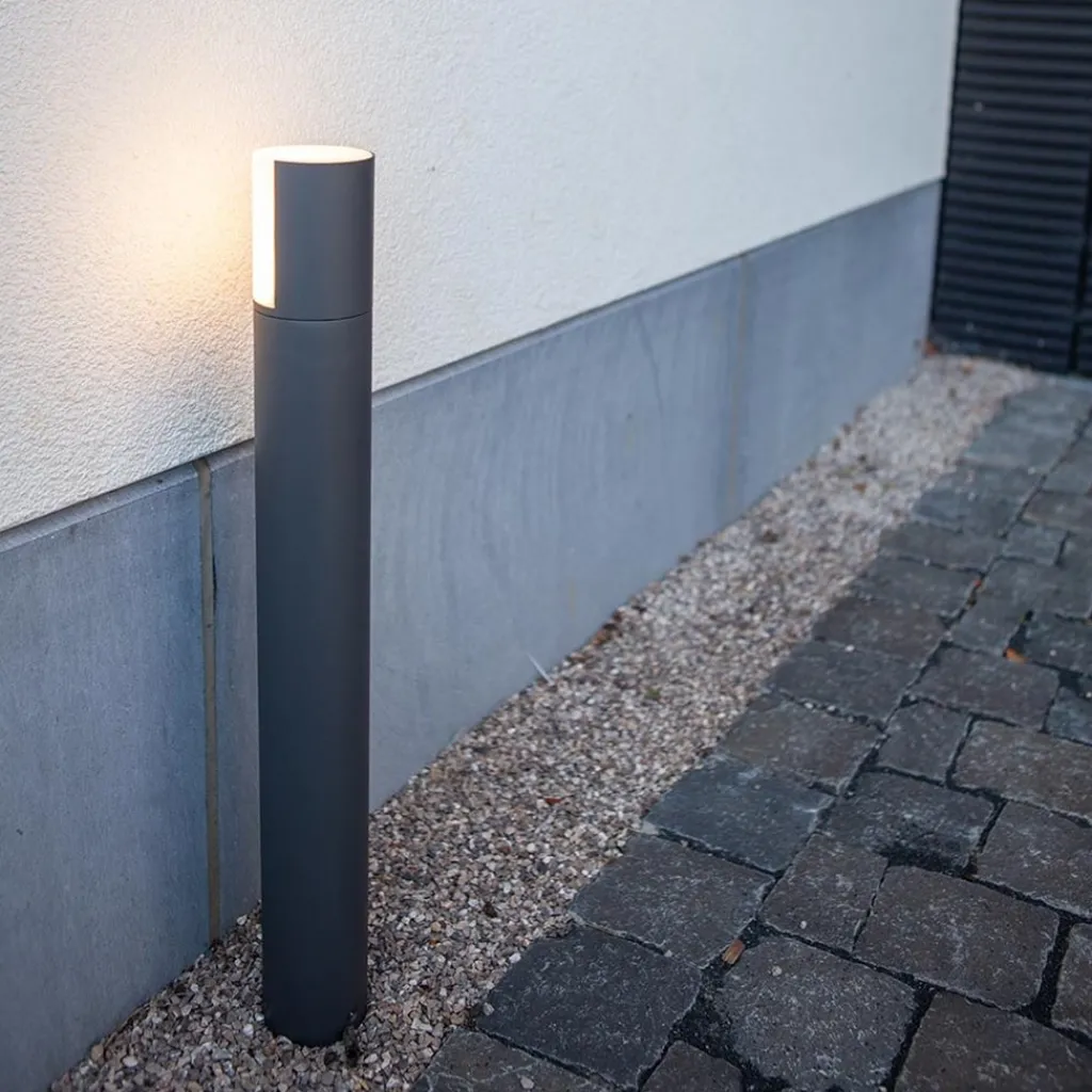 Straluma Buitenpaal grijs cilinder draaibaar IP54> Buitenlampen