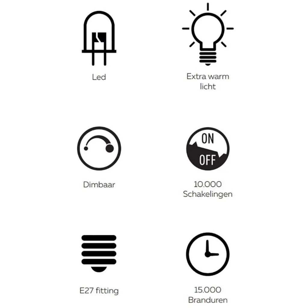 Straluma Calex Dijon Amber Pulse 2000K dimbaar> Calex