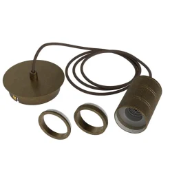 Straluma Calex Retro pendel brons 1.5 m e27> Hanglampen|Calex