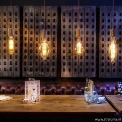 Straluma Calex Retro pendel brons 1.5 m e27></noscript> Hanglampen|Calex