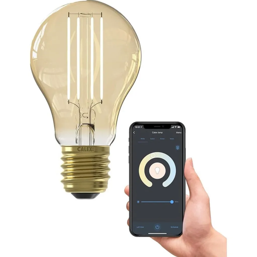 Straluma Calex Smart E27 A60 Gold> Smart lampen|Calex