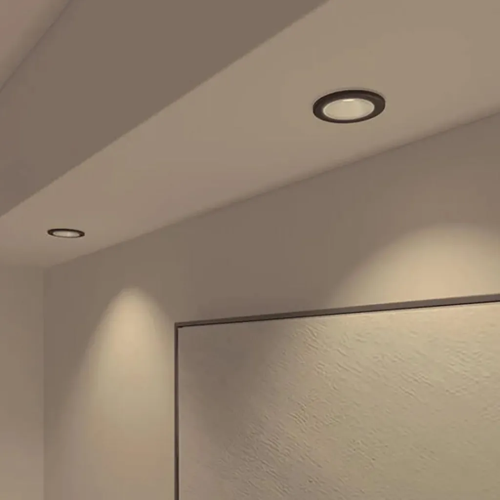 Straluma Calex Smart Halo inbouwspot zwart> Plafondlampen|Smart lampen