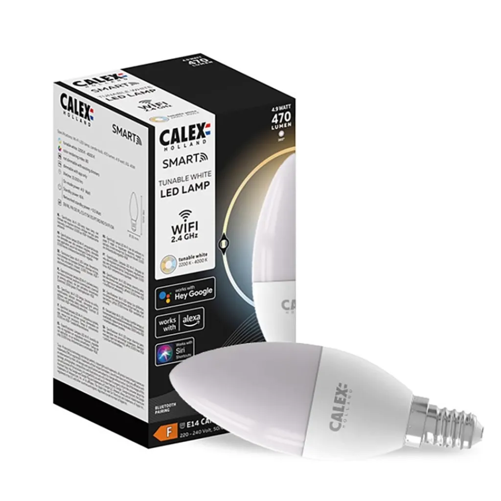 Straluma Calex Smart Home E14 LED filament softline kaars> Smart lampen|Calex
