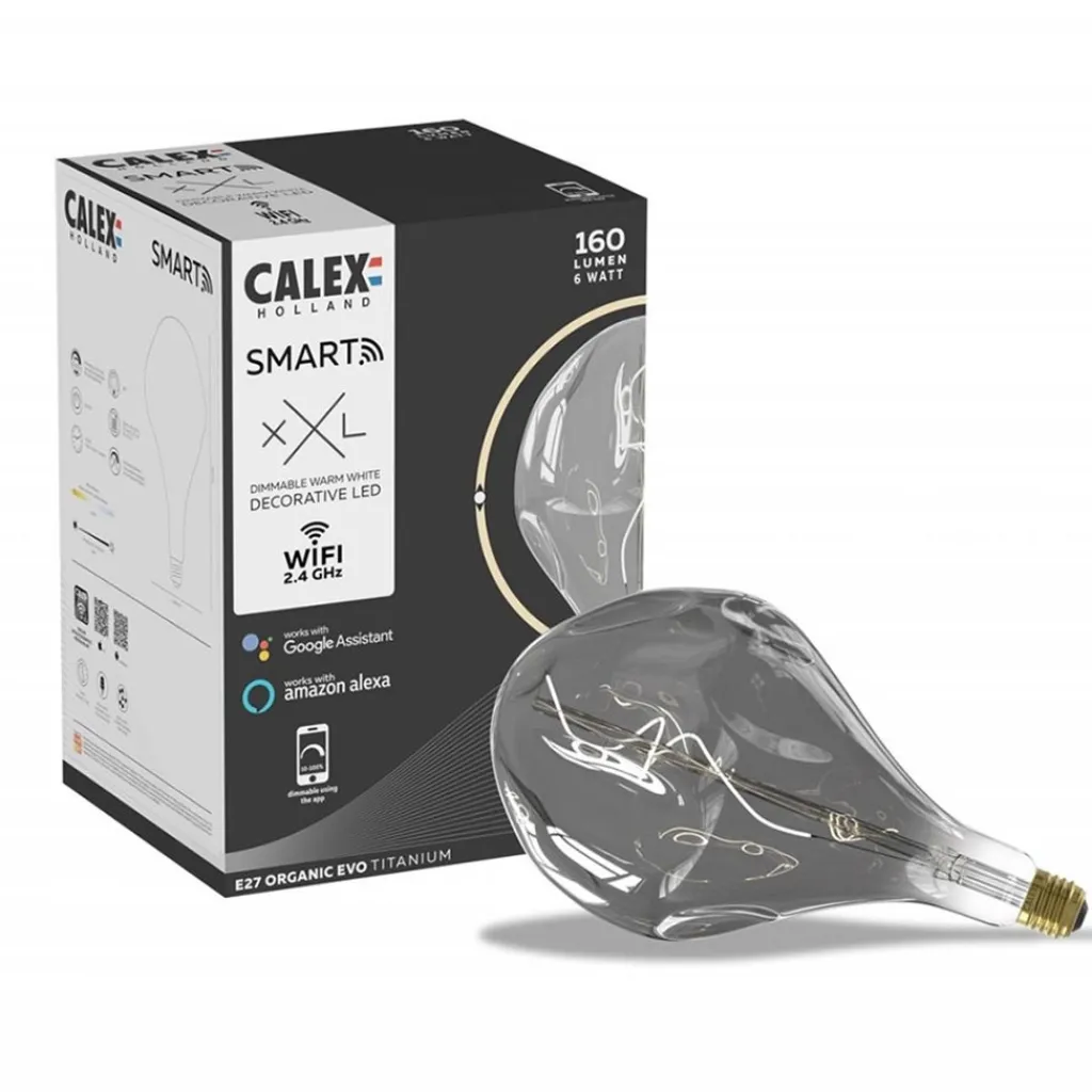 Straluma Calex Smart XXL Organic EVO Titanium> Smart lampen|Calex